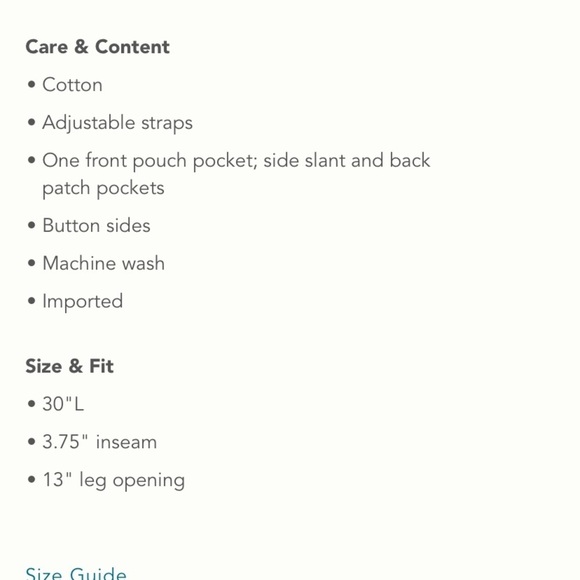 🌟HP🌟ANTHROPOLOGIE NWT Pilcro The Wanderer Short Overalls Size 28. - Picture 4 of 11